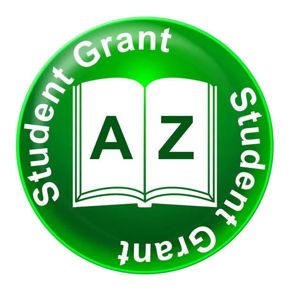 Student Grant prezintă granturi de învățare și finanțare — Fotografie, imagine de stoc
