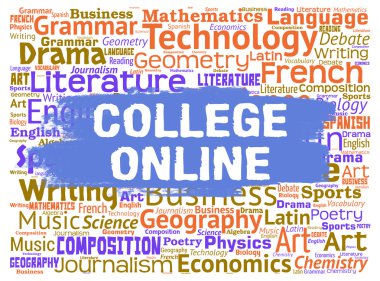 Web sitesi ve Kolejler Online kolej gösterir