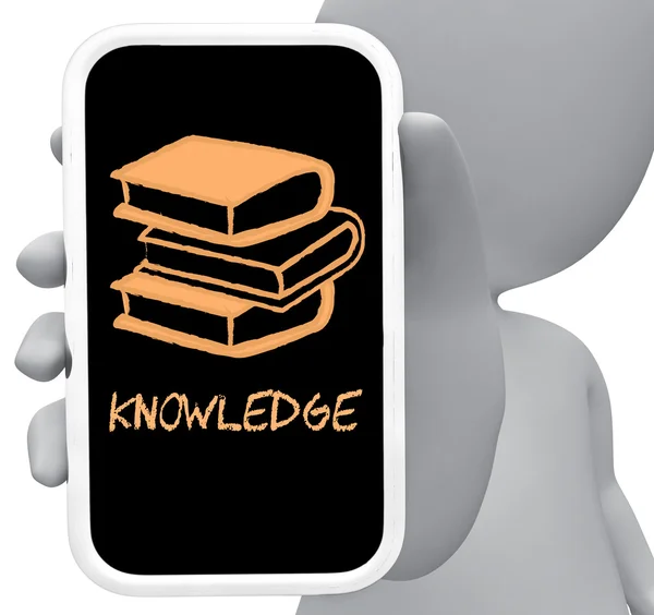 Knowledge Online Rappresenta Cellulare e Comprensione 3d Re — Foto Stock