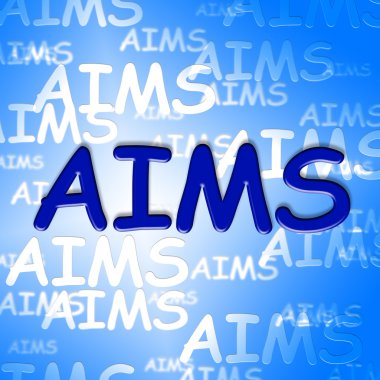 Amaçları kelimeleri gösterir yön iddialı ve hedefi