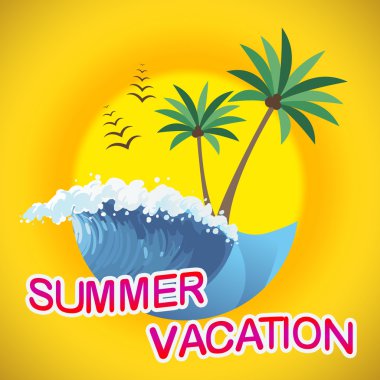 Yaz ve sıcak mevsim yaz tatili gösterir