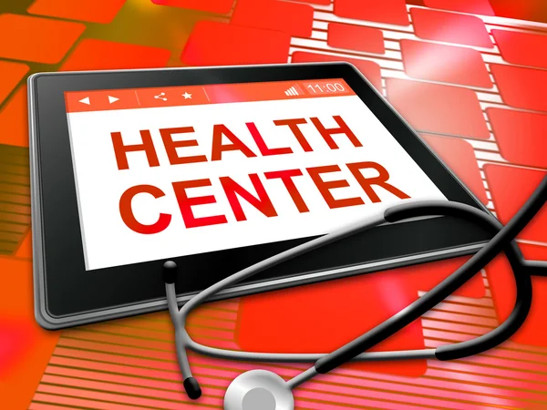 Health Center Represents Preventive Medicine And Shop — Stock Photo, Image