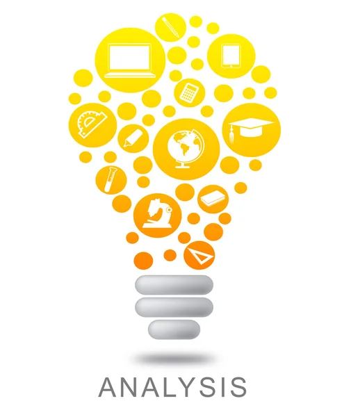 Analyse Ampoule Moyens Data Analytics et analyser — Photo