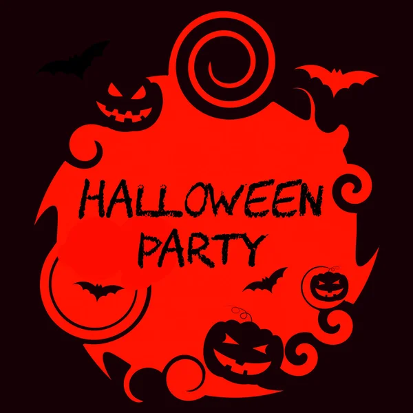 Halloween Party Shows Parties Celebration And Fun — Stock Photo, Image