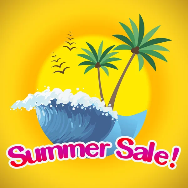 Summer Sale Represents Summertime Discounts And Promo — Stock Photo, Image
