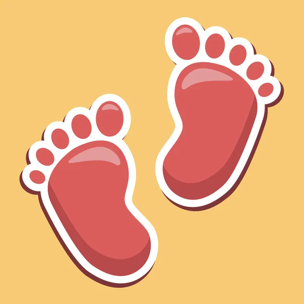 Baby voeten geeft baby ouderschap en pasgeborenen — Stockfoto