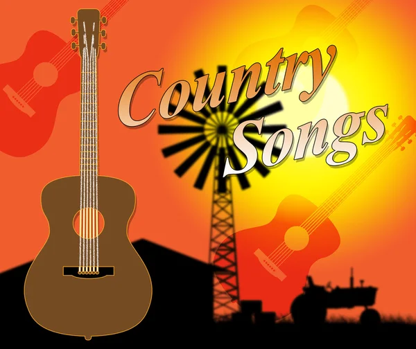 Country Songs Spectacles Musique folklorique et chant — Photo