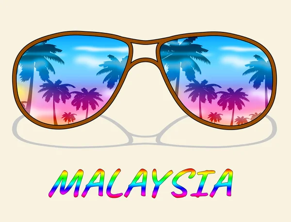 Kuala Lumpur ve tatil Malezya tatil gösterir — Stok fotoğraf