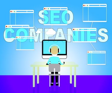 SEO şirketler demektir arama motorları 3d çizim