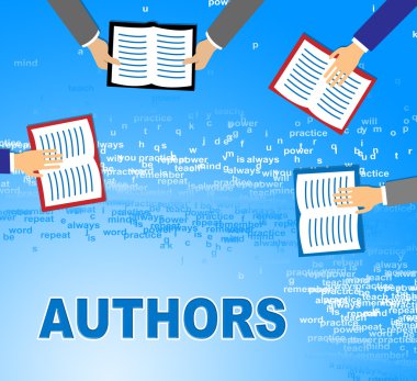 Yazarlar kitap yaratıcı yazım ve anlatım temsil eder