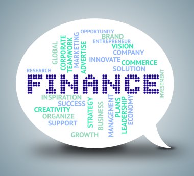Finans kabarcık temsil finansal yatırım 3d çizim