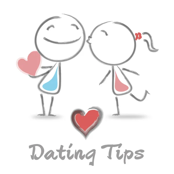 Het dateren van uiteinden vertegenwoordigt Relationship Advice And Love — Stockfoto
