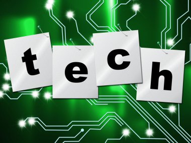 elektronik devre yüksek teknoloji ve dijital anlamına gelir.