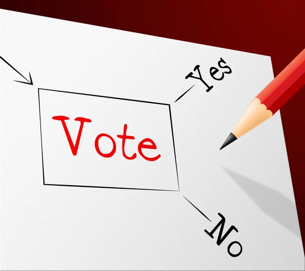Choice Vote Indicates Election Confusion And Path — Stock Photo, Image