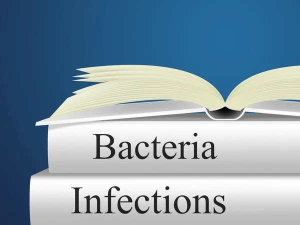 Bacteria Infection Shows Health Care And Virus — Stock Photo, Image