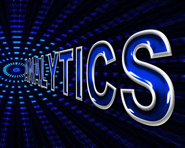 Web Analytics significa analisi del sito web e Internet — Foto Stock