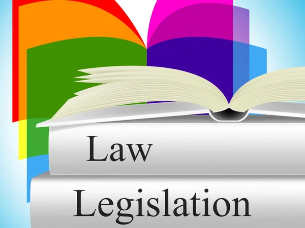 Legislation Law Represents Legality Crime And Juridical — Stock Photo, Image