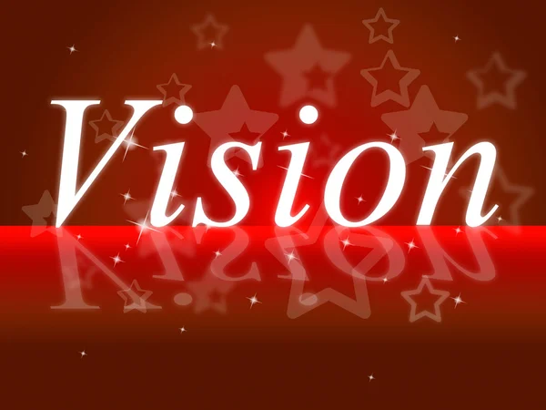 Goals Vision Indicates Aspire Prediction And Objectives — Stock Photo, Image