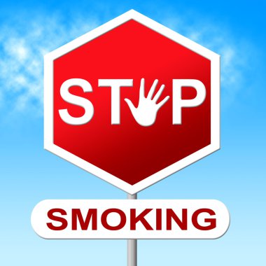 durdurmak sigara demektir uyarı işareti ve dikkat
