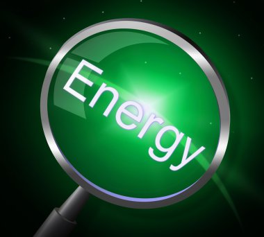 güç kaynağı ve elektrik enerjisi Büyüteç gösterir