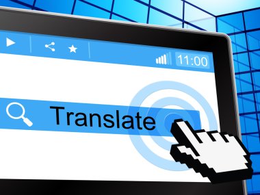 çevirmek İngilizce ve dil dönüştürme online gösterir
