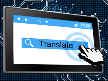 Online tercüme etmek anlamına gelir world wide web ve dil