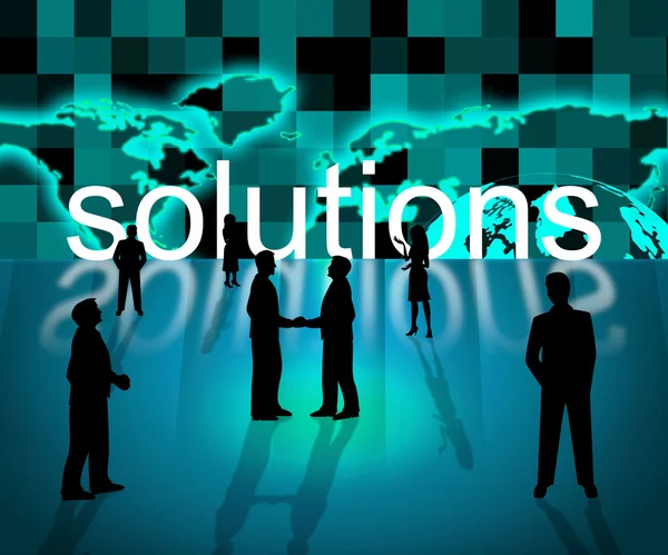 Solutions Moyens d'affaires Résolution Commerce et Corporation — Photo