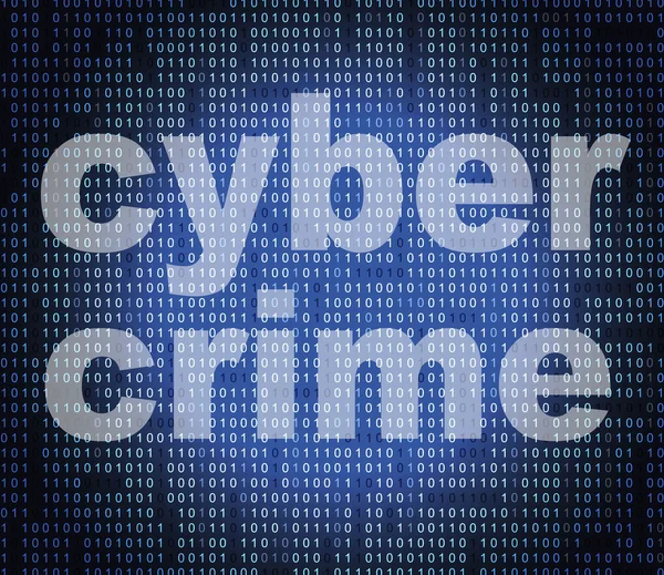 Crime cibernético significa World Wide Web e criminal — Fotografia de Stock