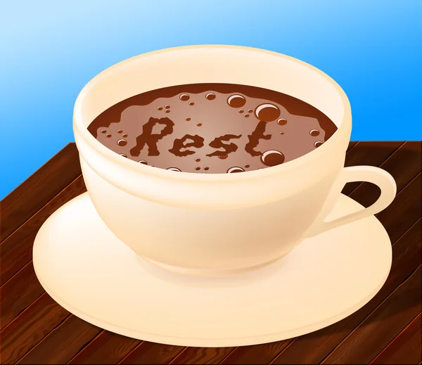 Odpoczynek relaks stanowi kawiarnia i napoje — Zdjęcie stockowe