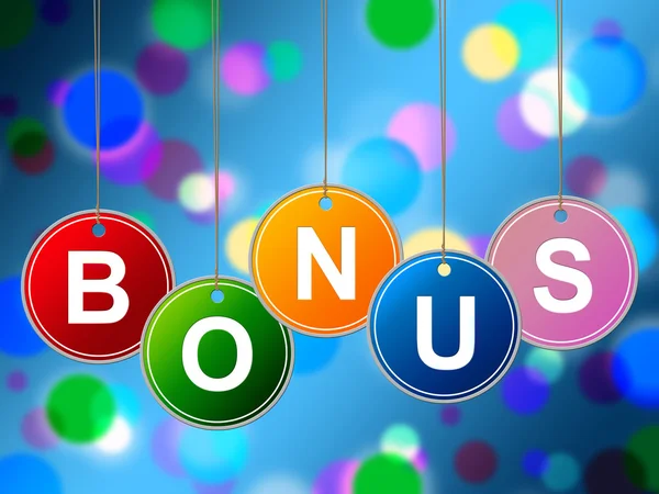 Reward Bonus Shows For Free And Award — Stock Photo, Image