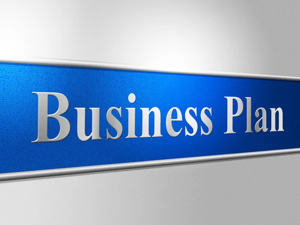 Plan Business Represents Proposal Suggestion And Stratagem — Stock Photo, Image