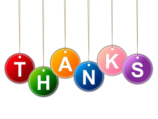 Thank You Shows Many Thanks And Appreciate — Stock Photo, Image