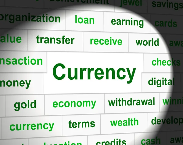 Currency Forex Represents Exchange Rate And Fx — Stock Photo, Image