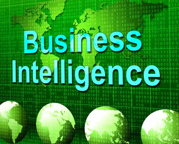 Business Intelligence bedeutet Know-how und Geschäft — Stockfoto