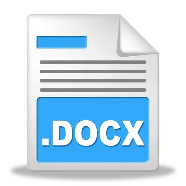 Файл документа представляет данные и архивы записей — стоковое фото