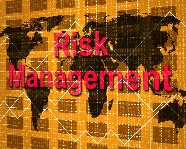 Risk Management indikerar risk för fara och ostadig — Stockfoto