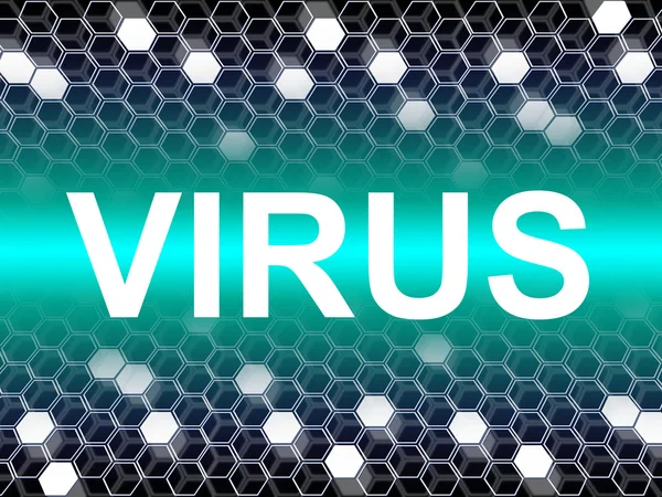 Virus Word middelen preventieve geneeskunde en artsen — Stockfoto