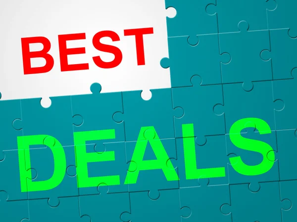 Best Deals Shows Offer Promo And Sale — Stock Photo, Image