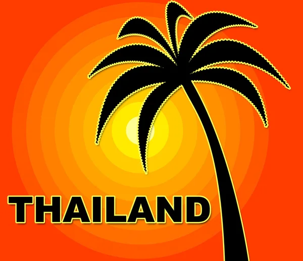 Thailand Holiday Indicates Go On Leave And Asia — Stock Photo, Image