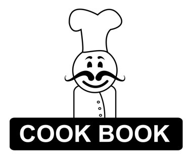 Cook kitap Chef mutfak ve aşçılar yemek temsil eder