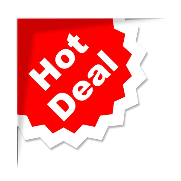 Hot Deal représente le meilleur prix et les affaires — Photo