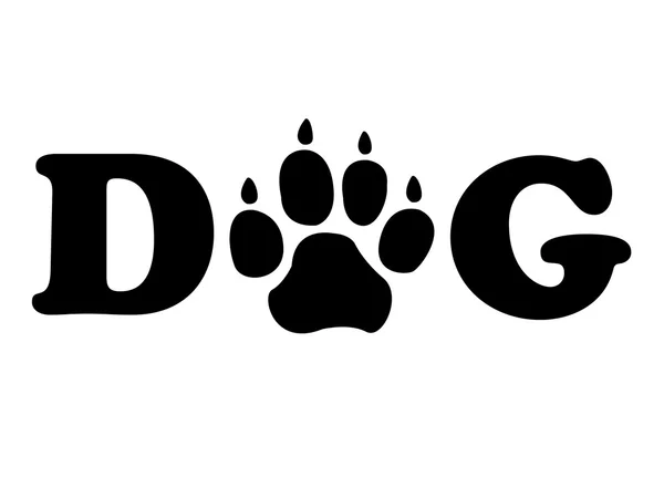 Köpekler gösterir safkan köpek ve köpek pençe — Stok fotoğraf