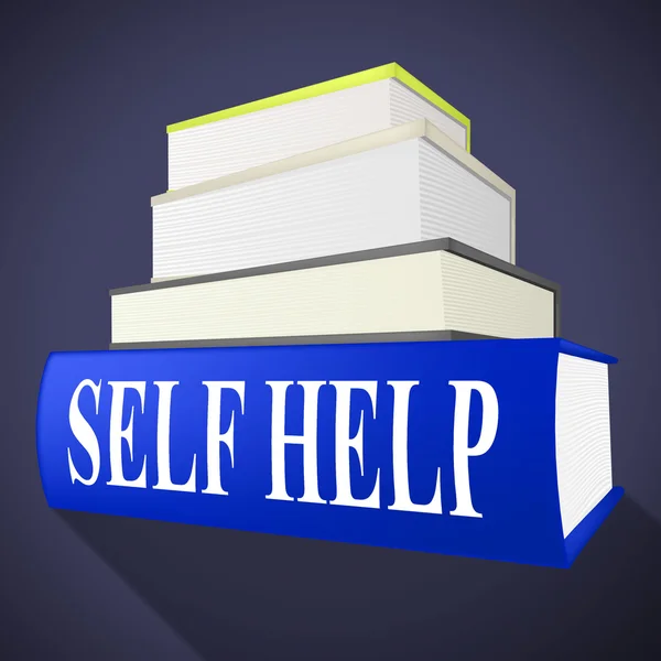 Self Help Book Rappresenta Info Informazioni e Consulenza — Foto Stock