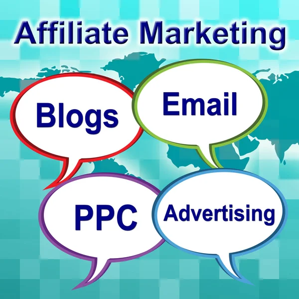 Affiliate Marketing képviseli egyesítik erőiket, és társult — Stock Fotó