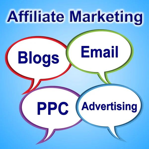 Affiliate Marketing Mezzi Unire le Forze e Associare — Foto Stock