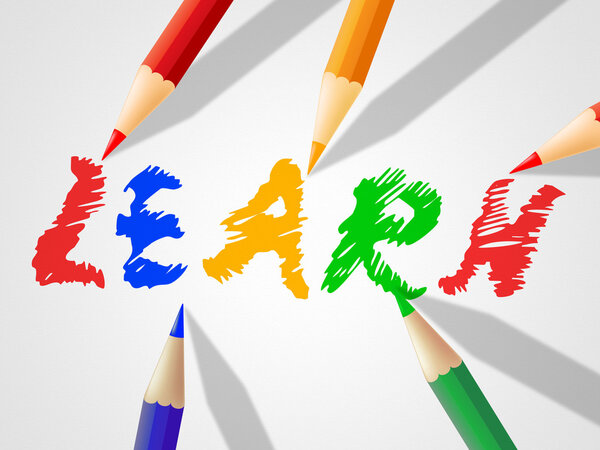 Kids Learn Represents Youth Drawing And Youngster