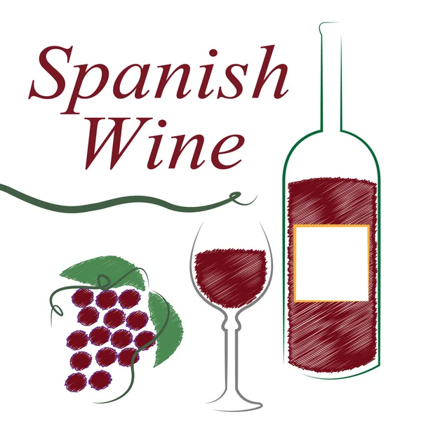 Spain Alcohol Indicates Intoxicating Drink And Booze — Stock Photo, Image