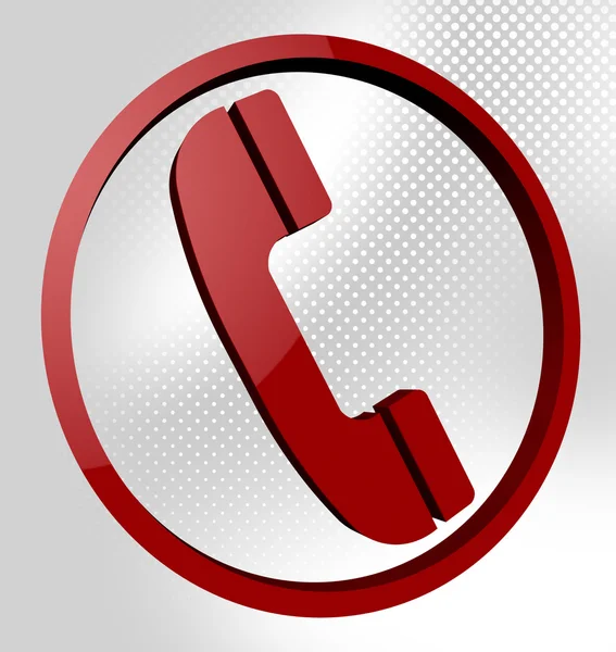 Llamada telefónica significa conversación y debate de apoyo — Foto de Stock