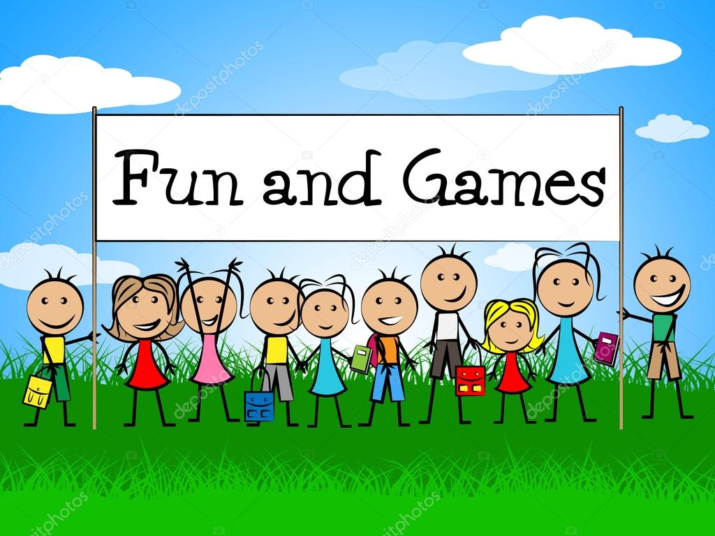 Fun And Games Indicates Gamer Recreational And Recreation