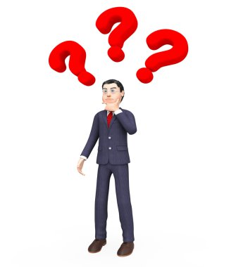 Question Marks Indicates Think About It And Answer clipart